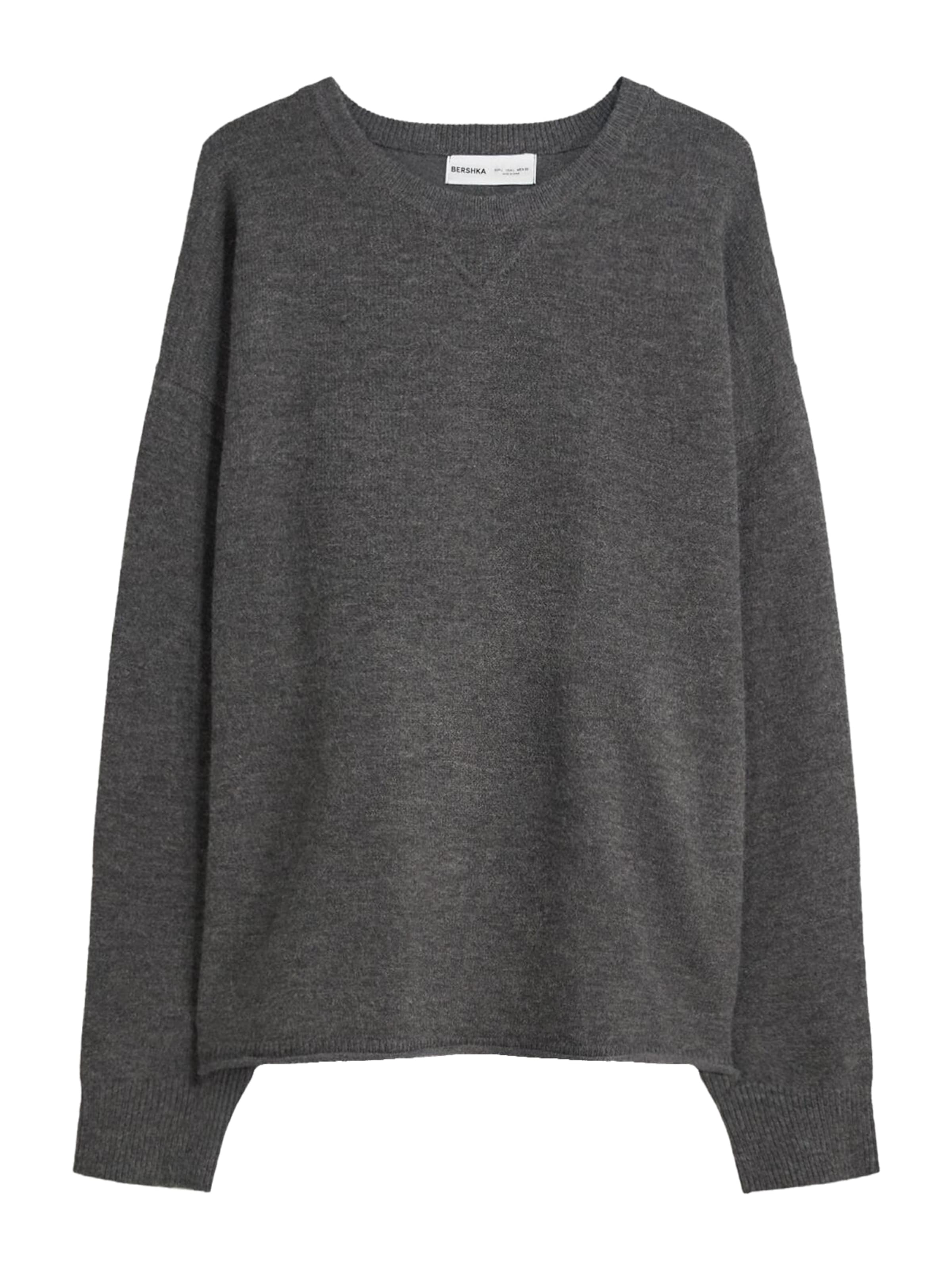 Pull-over Bershka en gris : devant