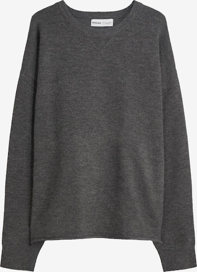 Bershka Pull-over en gris foncé, Vue avec produit