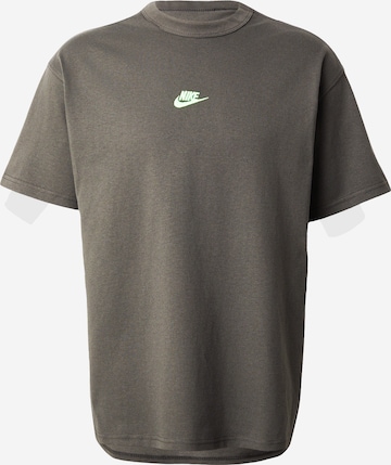 Nike Sportswear Tričko 'PREM ESS' – šedá: přední strana