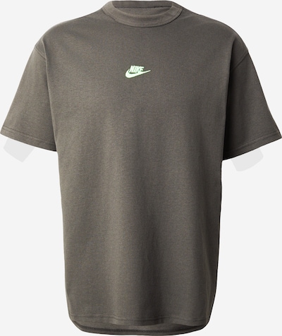 XS dydžio Marškinėliai 'PREM ESS' iš Nike Sportswear, spalva – tamsiai pilka / obuolių spalva, Prekių apžvalga