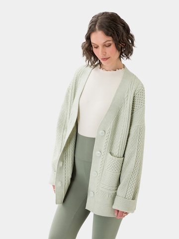 Les Lunes Strickjacke 'Alexis' in Grün