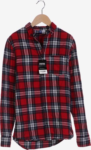 H&M Button Up Shirt in XS in Red: front