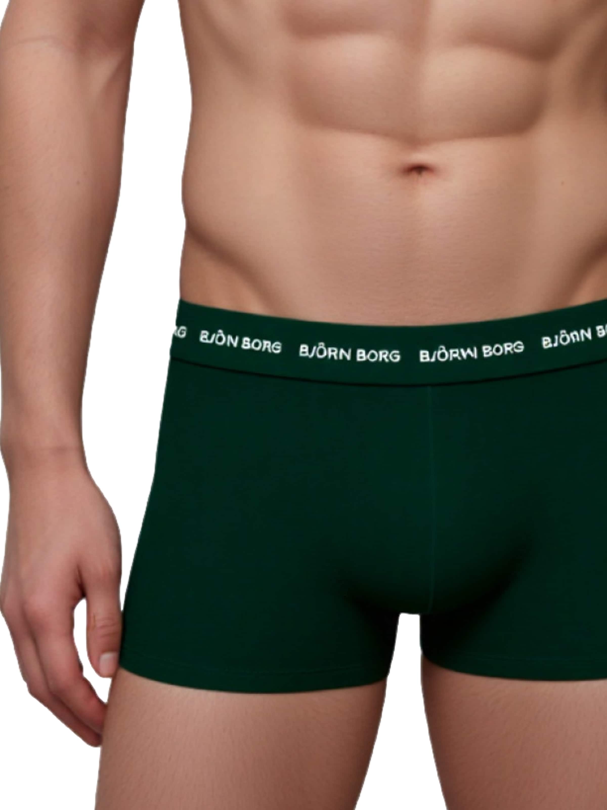 BJÖRN BORG Boxershorts in Groen