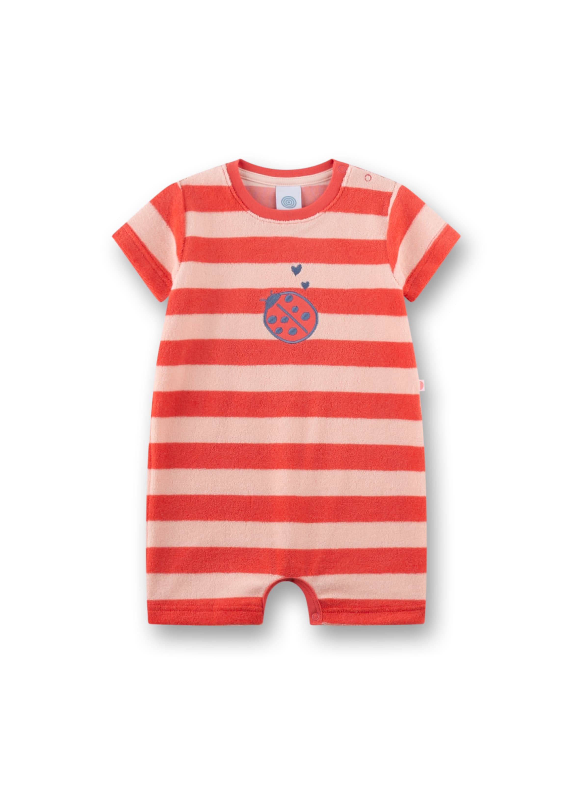 Sanetta Body 'Marienkäfer' in Rot: Vorderseite