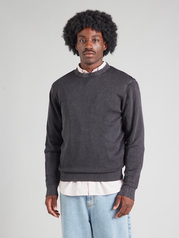 Pullover 'JJECHARGE' di JACK & JONES in nero: frontale