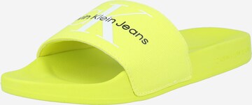 Mule Calvin Klein Jeans en jaune : devant