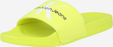 Calvin Klein Jeans - Sapato aberto em amarelo: frente