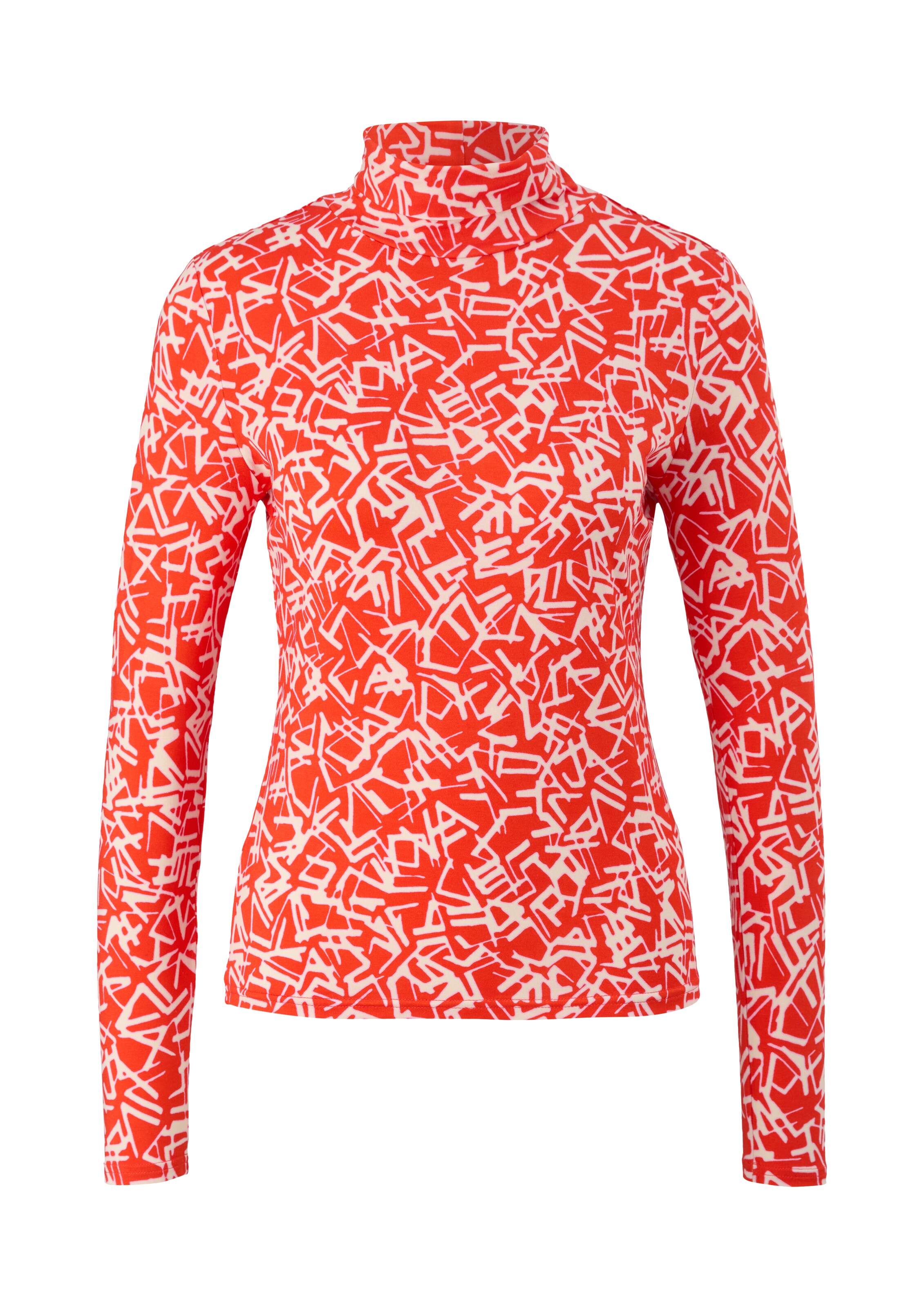 T-shirt comma casual identity en orange : devant