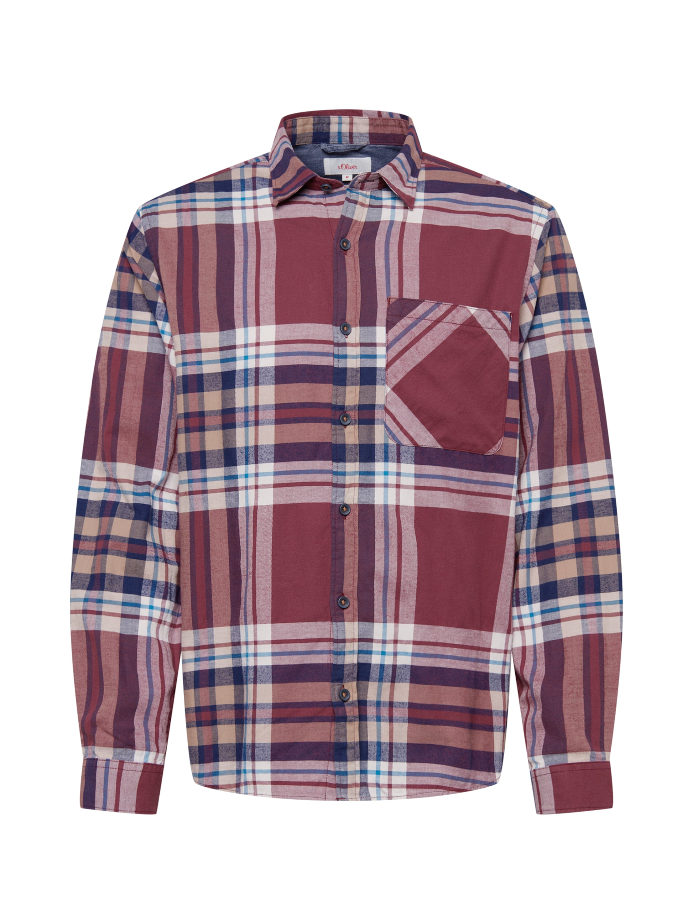 s.Oliver - Ajuste regular Camisa en lila: frente