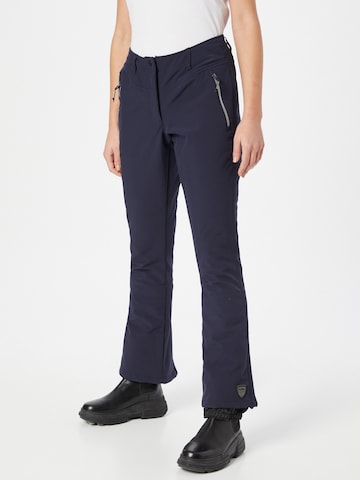 KILLTEC Regular Outdoor Pants 'Jilia' in Blue: front