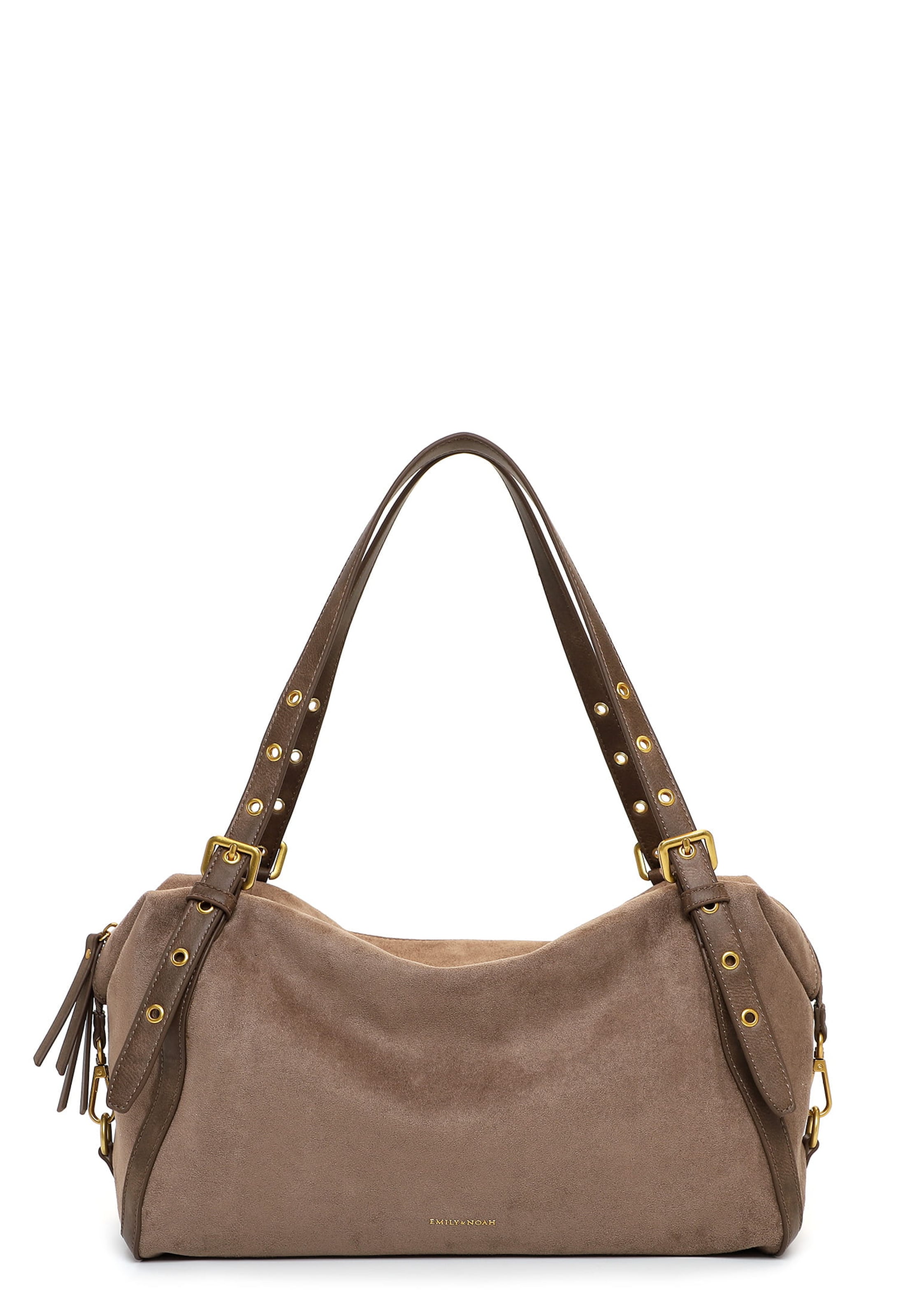 Emily & Noah Shopper 'E&N Laren' in Grau: Vorderseite
