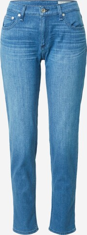 Coupe slim Jean rag & bone en bleu : devant