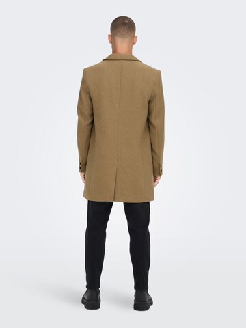 Manteau mi-saison 'Julian' Only & Sons en beige