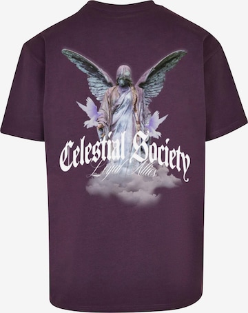 MJ Gonzales Shirt 'Divine Wings' in Purple