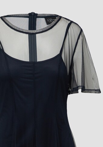 s.Oliver BLACK LABEL Jurk in Blauw