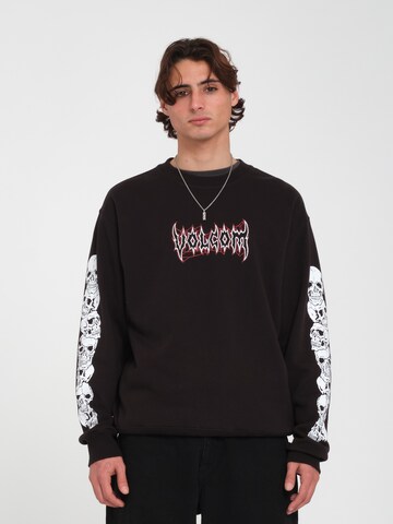 Volcom Sweatshirt in Zwart: voorkant