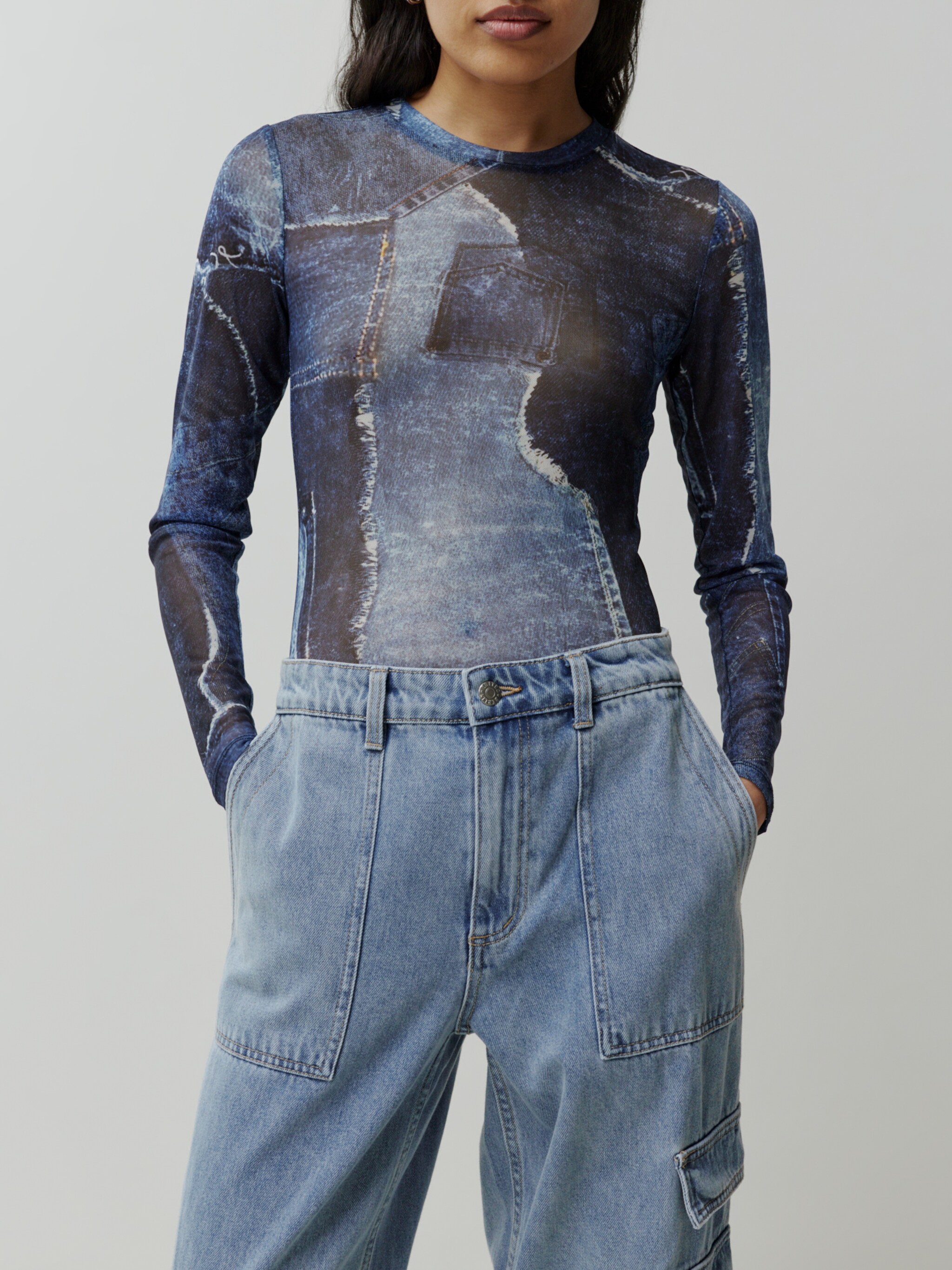 EDITED Produkte Shirt 'Justice' blau