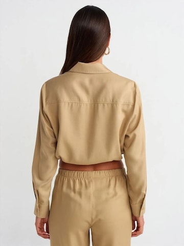 Camicia da donna di Dilvin in marrone