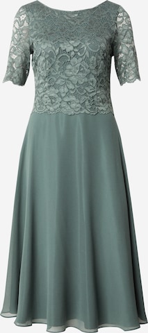 Robe de cocktail Vera Mont en vert : devant
