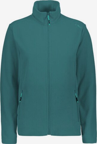 CMP Athletic Fleece Jacket in Green: front