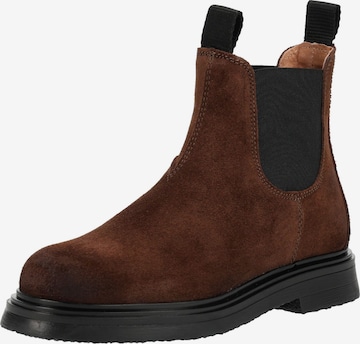 Bottines PAVEMENT en marron : devant