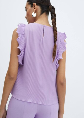 MANGO Top 'Laia' in Lila
