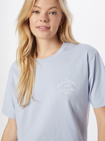 Hey Soho Shirts 'PLEASURE OF LEISURE' i blå