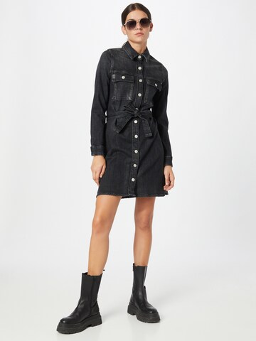 Le Temps Des Cerises Shirt Dress 'Nessi' in Black