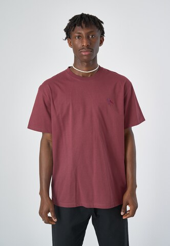 Cleptomanicx Shirt in Red: front