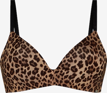 Hunkemöller T-Shirt BH in Braun: Vorderseite