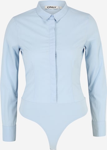 Only Petite Blouse Bodysuit 'SELMA' in Blue: front