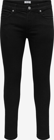 Only & Sons Skinny Jeans 'WARP' in Black: front