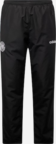 ADIDAS SPORTSWEAR Regular Workout Pants in Black: front