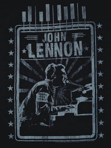 John Lennon Koszulka 'John Lennon Piano T-Shirt' w kolorze czarny