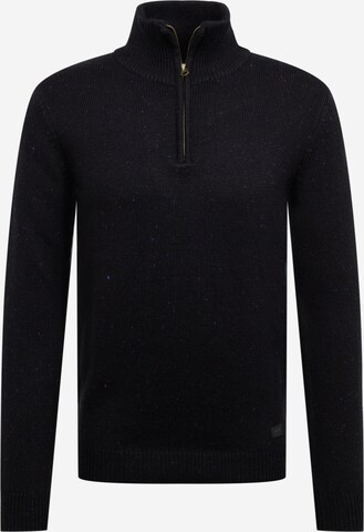 Petrol Industries Sweter w kolorze czarny: przód