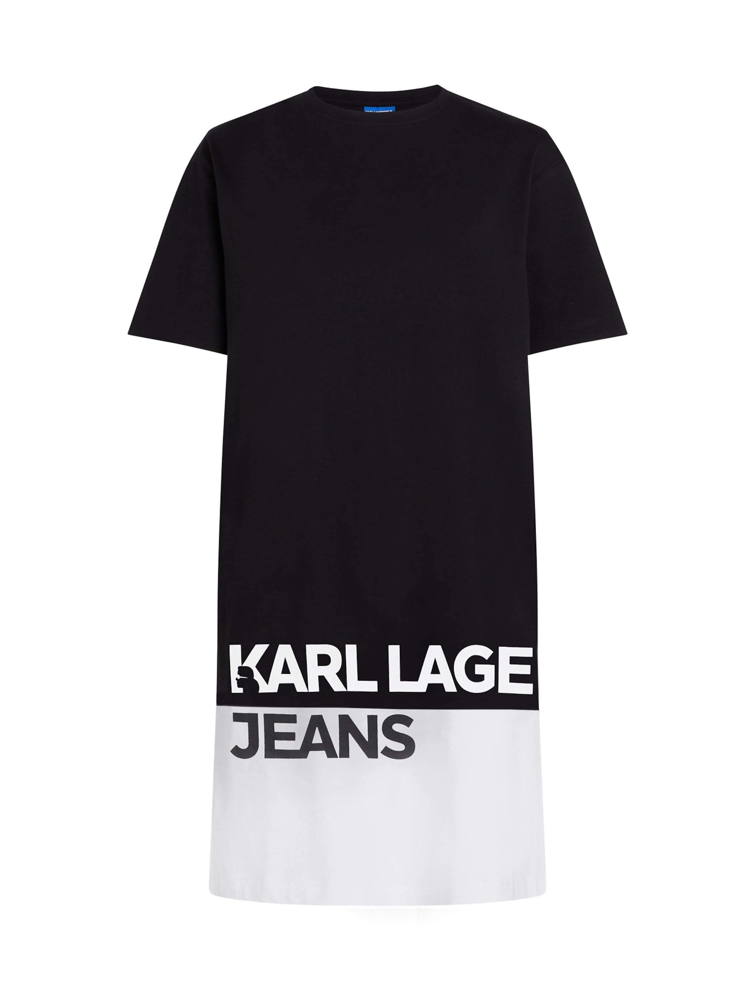 Rochie de la KARL LAGERFELD JEANS pe negru: față