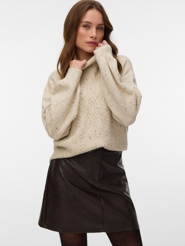VERO MODA - Jersey 'VMAsh' en beige: frente