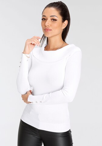 MELROSE Sweater in White