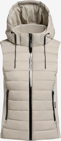 khujo Bodywarmer 'Fabia2' in Beige: voorkant