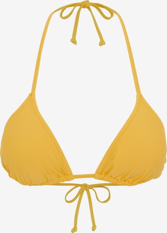 CHIEMSEE Bikini Top in Yellow: front