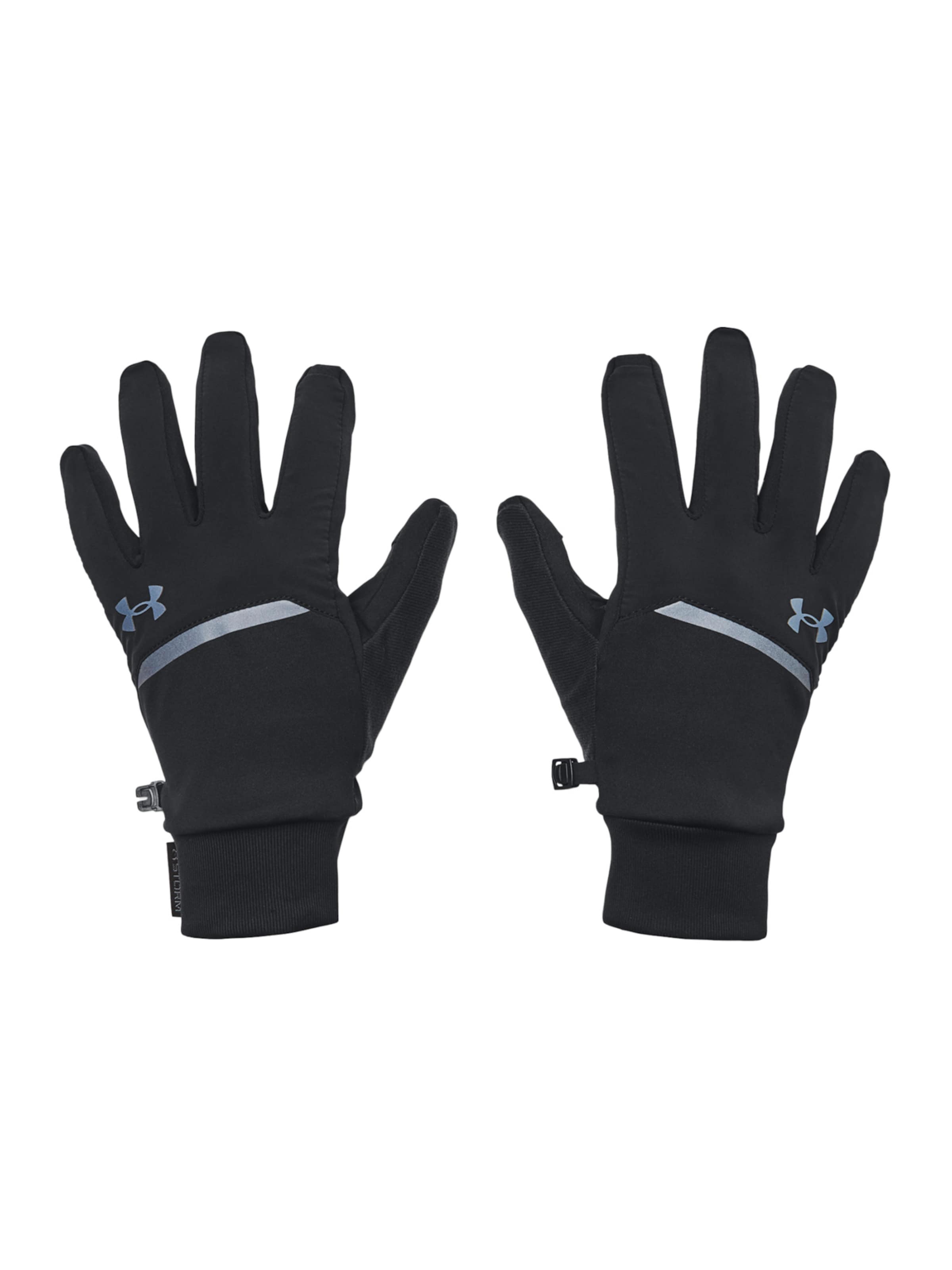 UNDER ARMOUR Athletic Gloves 'Storm' in Black: front