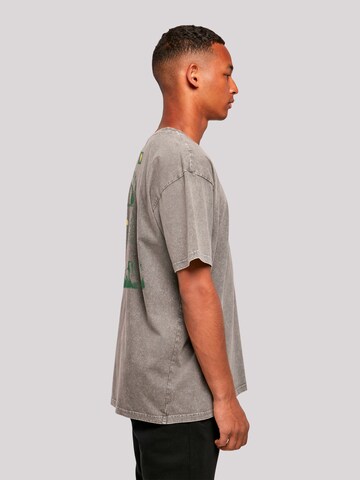 F4NT4STIC Shirt 'US National Parks Montage' in Grijs