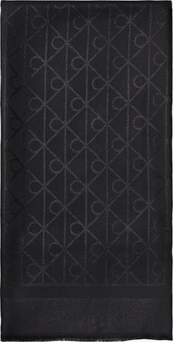 Calvin Klein Šal | črna barva: sprednja stran