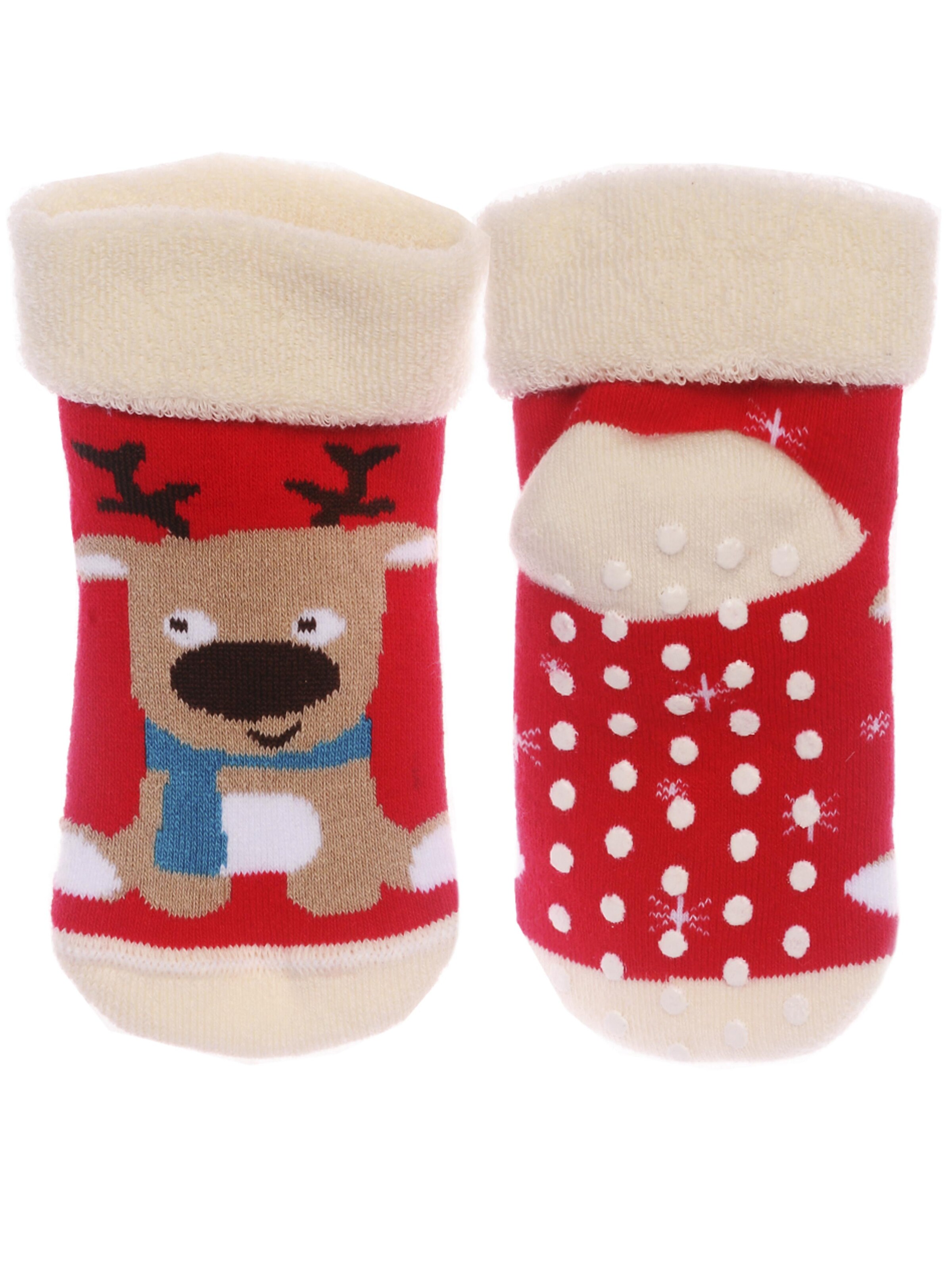 La Bortini Socken in Rot: Vorderseite