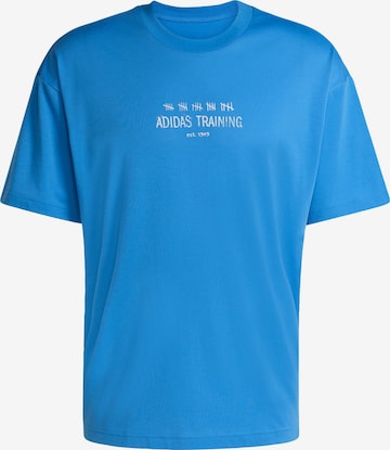 ADIDAS PERFORMANCE Funktionsshirt in Blau: Vorderseite