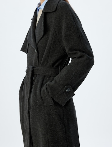 Koton Between-Seasons Coat in Grey