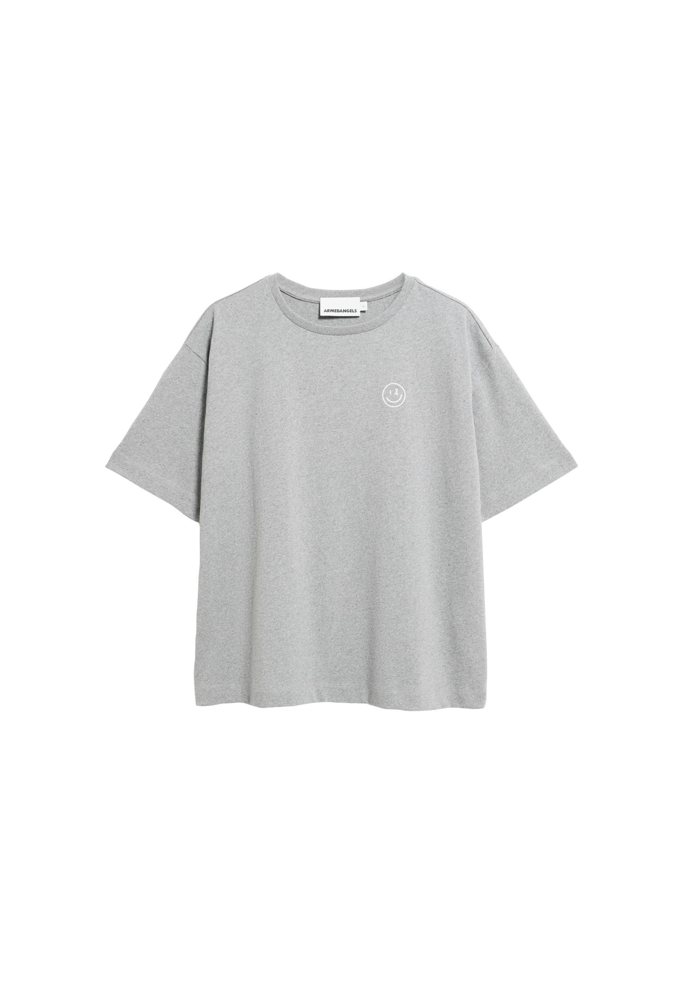 ARMEDANGELS Shirt 'GIANNAA' in Grijs: voorkant