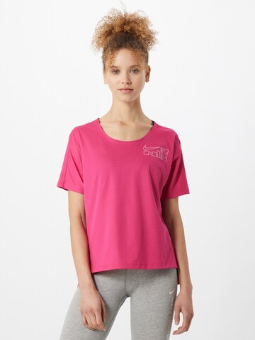 NIKE Sportshirt 'City Sleek' in Pink: predná strana