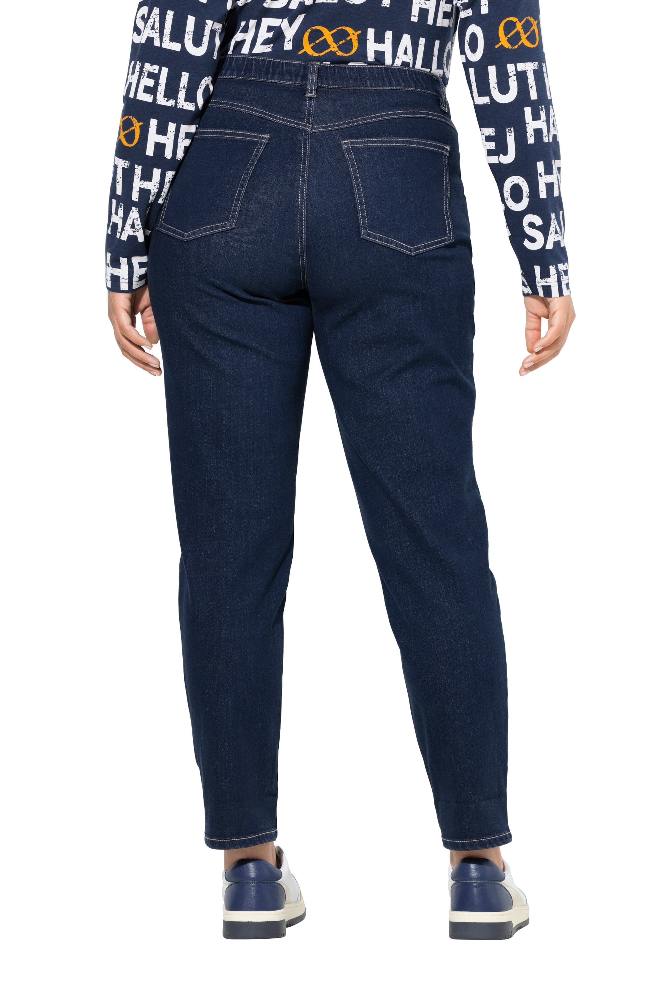 LAURASØN Slimfit Jeans in Blau