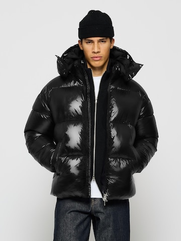 Burocs Winter Jacket 'Hooded Puffer' in Black
